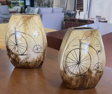 Juego floreros bicicleta/ Bicycle flower vases set