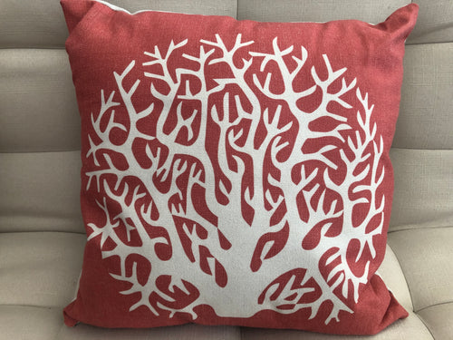 Cojín Decorativo Arrecife Coral // Reef Coral Pillow