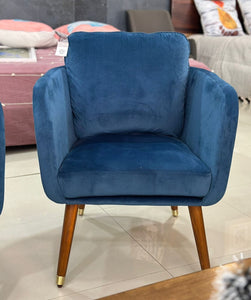 Sillón Velvet Azul / Blue Velvet Sofa