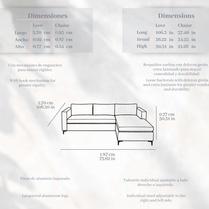 Sala modular Lotus / Lotus sectional sofa