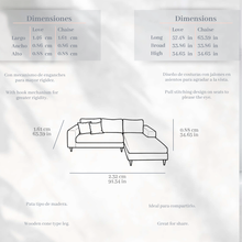 Sala Modular Jhoanna/ Jhoanna sectional sofa