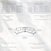 Sala modular Paulo/ Paulo sectional sofa