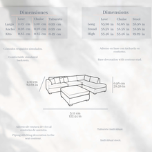 Sala modular Valeria/ Valeria sectional sofa