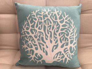 Cojín Decorativo Arrecife Turquesa // Turquoise Reef Pillow