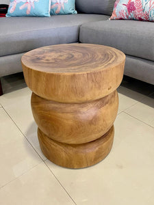 Taburete de madera | solid wood side table