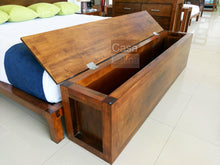 Baúl de madera sólida - Muebles Playa del Carmen